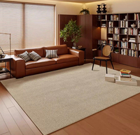 Moderner Stil Hot Sale Home Area Teppich Solid Pattern Wasch barer Teppich für Home Living Room Floor Woven Mat