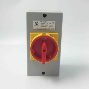 Electric Main Disconnect Switch Waterproof Rotary <span class=keywords><strong>Encoder</strong></span> Switch 32A 4 Poles OnオフYMD11-32D/4 P Isolator Switch - Product Image 1