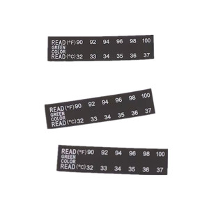 Nước tiểu tách nhiệt độ nhãn dán nhiệt độ kiểm tra Dải <span class=keywords><strong>LCD</strong></span> tự dính nhãn dán - Product Image 1