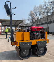 Compacteur à double tambour mini haute performance SVH50 de 0,5 tonne, autoporté, pour le compactage de l'asphalte et du sol