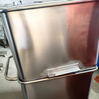 Chariot à viande en acier inoxydable SUS304 de haute qualité, neuf, 200 L, certifié CE ISO9001, pour les applications de boulangerie et de moulin à farine