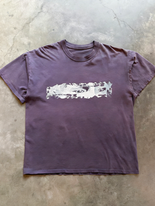 Camiseta Vintage Lavada 100% Algodón, Camiseta con Estampado Gráfico Morado de Alta Calidad con Impresión DTG para Ropa Urbana Casual de Manga Corta para Hombre - Product Image 4