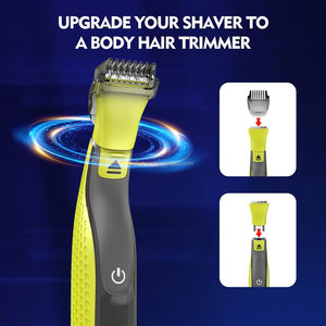 Para <span class=keywords><strong>Philips</strong></span> HC9490 HC7460 HC7462, cortadora de pelo para la cara y el cuerpo, peine, hoja de repuesto, recortadora de patillas de 2-6mm, fuente de alimentación eléctrica USB - Product Image 4