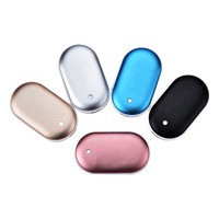 Portátil 5200mAh recargable USB C calentador eléctrico calentador de manos banco de energía para exteriores invierno cargador de batería de Metal para calor