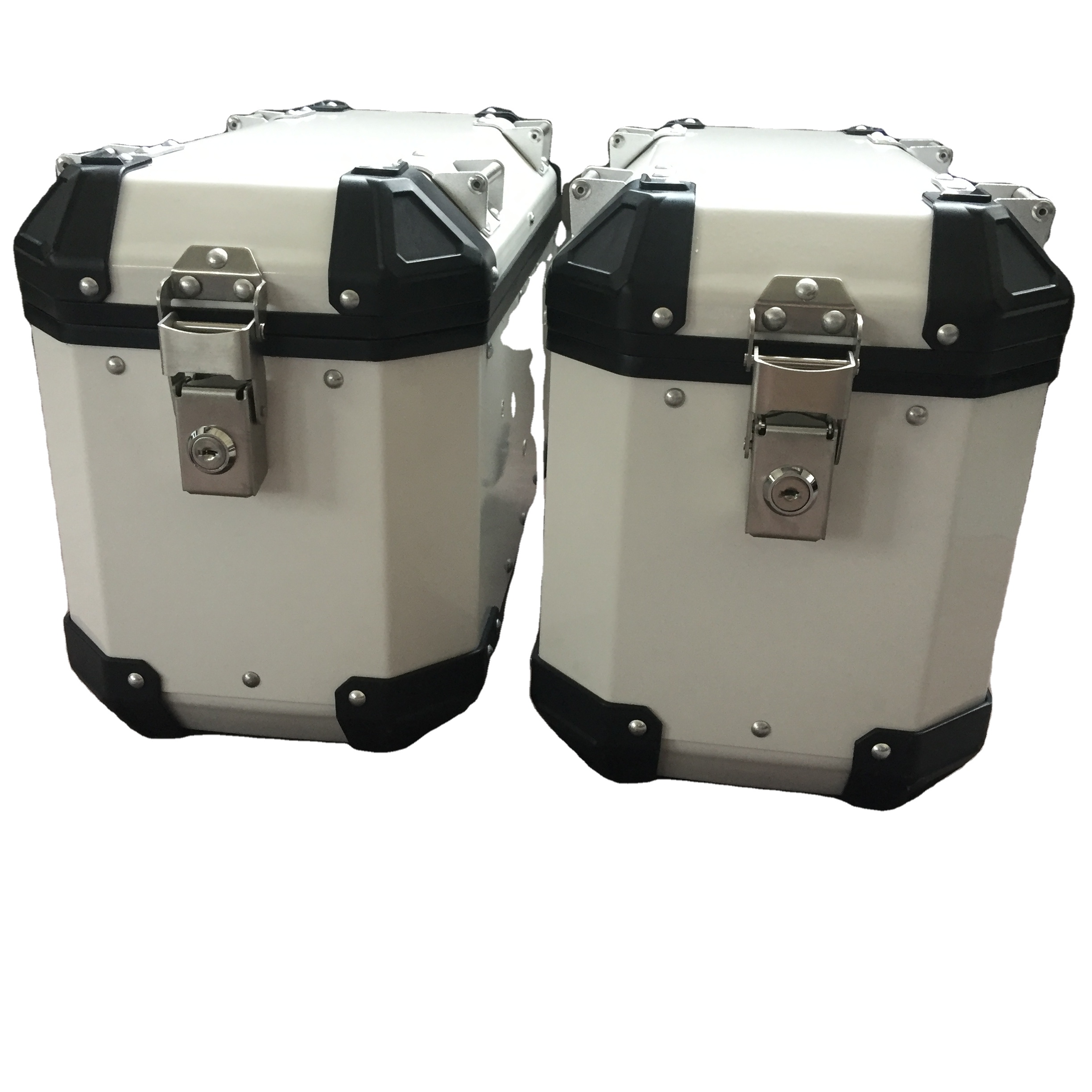 Китайский производитель, дешевый 26L серебристый ящик для хранения мотоцикла, один