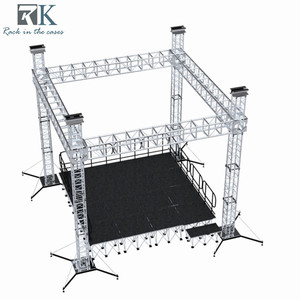 Estructura de Aluminio Resistente para Iluminación de Escenarios, Estructura Portátil Cuadrada para Conciertos y Altavoces - Product Image 4