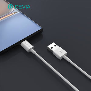 <span class=keywords><strong>Devia</strong></span> 5V 2A Blanc <span class=keywords><strong>USB</strong></span> 2.0 Type-<span class=keywords><strong>C</strong></span> 2M Fil de Cuivre Pur TPE <span class=keywords><strong>C</strong></span>âble de Charge Moulé Téléphones Mobiles Charge Rapide Alimentation Caractéristiques Boîte - Product Image 5