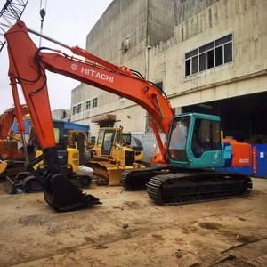 Excavadora de cadenas Hitachi ZX200 usada original de Japón, 20 toneladas, motor Isuzu, pocas horas de trabajo, excavadora hidráulica para construcción y minería. - Product Image 1