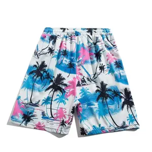 Hot Sale Hawaiian Beach Shorts Breathable Fitness Beach Shorts High Quality Tropical Fashion Flower Beachwear
