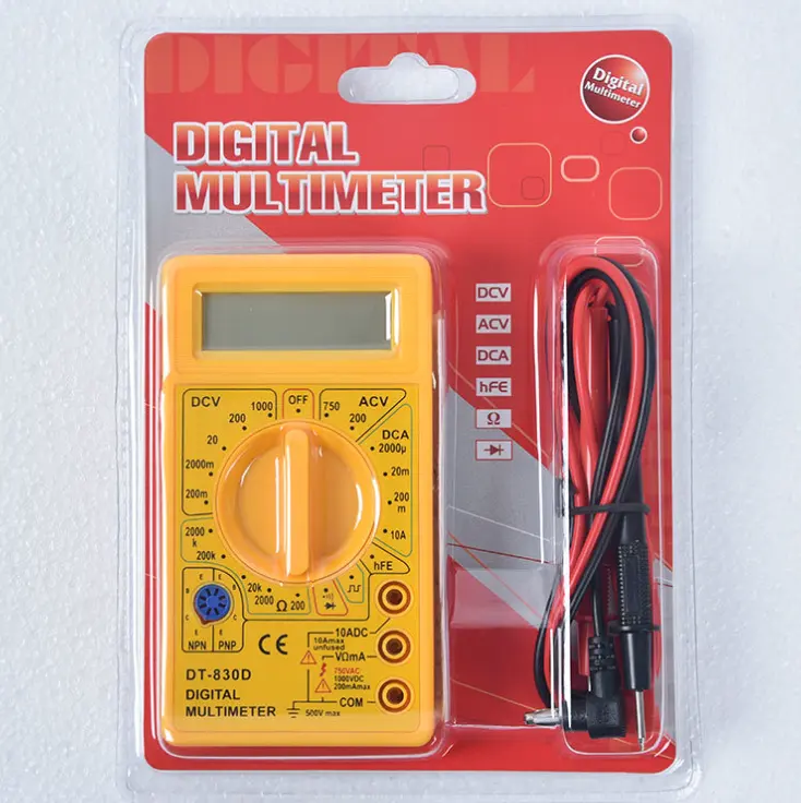 DT830D Digital Multimeter Suppliers Multimeter Digital Tester Digit Portable Multmetro For Sale