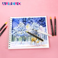 Phoenix – lot de 48 couleurs, 1-4mm, pointe de brosse, aquarelle, stylo avec brosse douce, Fineliner, pointe marqueur