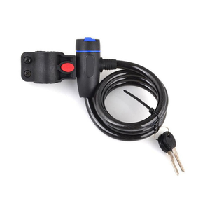 Verrou de vélo universel en acier inoxydable, accessoires de vélo, verrou <span class=keywords><strong>antivol</strong></span> pour vélo de montagne avec 2 clés - Product Image 3