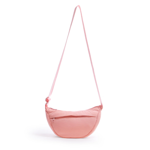 Sac bandoulière ajustable en nylon pour femme, forme lune, personnalisable, étanche, avec fermeture éclair, tendance, portable, pour voyage - Product Image 1