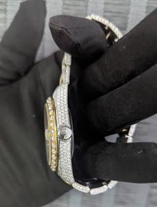 Iced Out Mens Watch Luxury Diamond Look Stainless Steel Quartz <b>Wristwatch</b> with Bling Design for Wholesale & Custom Branding - Product Image 3