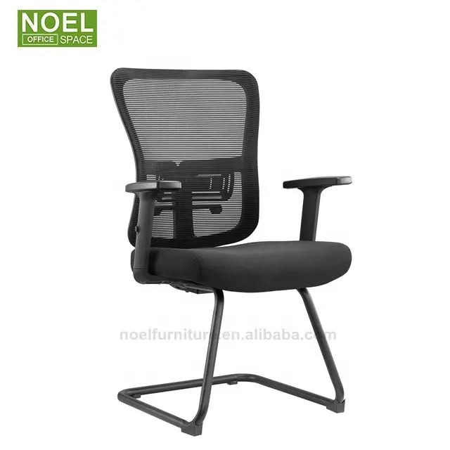 最高価格の商業家具黒オフィスから調整可能なメッシュ椅子中国