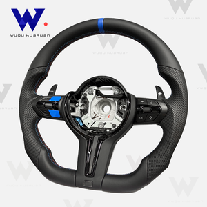 Volante de Cuero con Función de Calefacción y Vibración para <span class=keywords><strong>BMW</strong></span> F01 F10 F20 F22 F30 F31 F32 M2 F87 M3 F80 M4 E60 F90 X5 E90 - Product Image 5