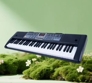 Órgano eléctrico vocal Edad de oro 61 teclas modelo de enseñanza de luz portátil multifunción para niños - Product Image 3