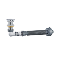 Tubo de Desagüe Universal para Lavabo de Acero Inoxidable Ecológico Moderno - Extensión de Drenaje para Baño