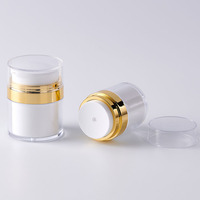 P-LAN 15ml 30ml 50ml 100ml Pots à crème sous vide Flacons à pompe sans air Emballage Contenant pour Soins de la Peau Crème Visage Lotion