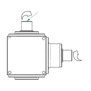 Caja de Engranajes Serie T de 90 Grados, Reductor de Velocidad, 2000 Nm, Alta Velocidad, 3000 rpm, Conmutador, Caja de Engranajes Tipo T - Product Image 5
