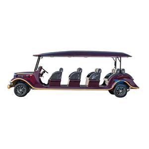 Coche clásico eléctrico turístico para lugares escénicos salas de visualización coches antiguos 14 plazas Retro Car - Product Image 3