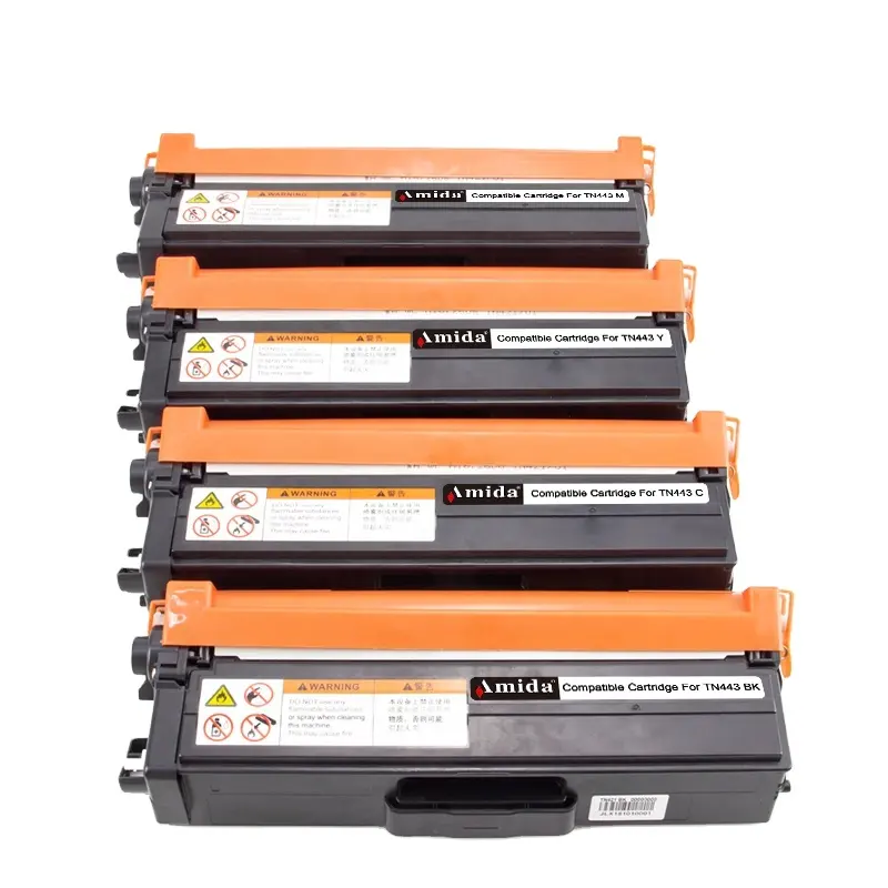 Amida Compatible Image Printer Color Toner Cartridge TN443 for Brother HL-L8260CDN,L8360CDW