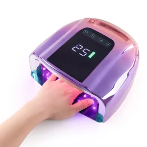 96 Wát Ánh Sáng Đỏ New High Power Sạc Cordless LED UV Nail Lamp Máy Sấy 365 + 405nm Cho Nails Gel Polish Có Thể Nhãn Hiệu Riêng