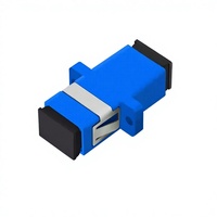 Adaptor Serat Optik Mode SC Simplex OS2 Presisi Tinggi Diameter Cladding 3.0mm Selubung Keramik Zirkonia Jaringan FTTH