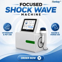 Appareil à ondes de choc pour animaux de compagnie, pour la relaxation musculaire, la récupération tissulaire, le confort musculaire et la circulation sanguine, usage professionnel.