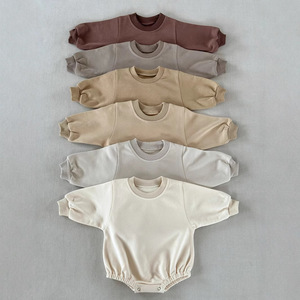 Mono Clásico de Algodón con Cuello y Etiqueta <span class=keywords><strong>para</strong></span> Bebés Recién <span class=keywords><strong>Nacidos</strong></span>, Unisex, <span class=keywords><strong>para</strong></span> Primavera, Otoño e Invierno - Product Image 3