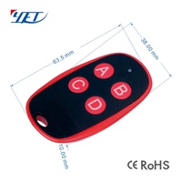 YET2114 sans fil 433.92mhz universel balançoire ouvre-porte de garage télécommande porte moteur interrupteur marche/arrêt stores solaires