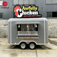 Cogsun Remorque alimentaire mobile personnalisée, Food Truck pour snacks, Remorque pour poulet frit, Food Truck