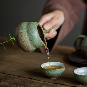 Tetera de Cerámica Estilo Japonés, Taza de Té Retro para el Hogar, Juego de Té Kung Fu Antiguo, Gong Dao <span class=keywords><strong>Bei</strong></span> de Cerámica - Product Image 4