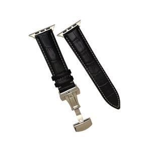 Besseron Genuine Leather Soft Adjustable Butterfly <b>Watch</b> Band Gift <b>Set</b> Waterproof Lightweight Fashion Lighting <b>Watch</b> Tools - Product Image 2