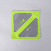 Logo personnalisé réflecteurs vélos bébé poussette poussettes landaus polyester réfléchissant couverture boucle attache accessoires bandes de sécurité