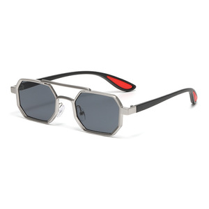 Lunettes <span class=keywords><strong>de</strong></span> <span class=keywords><strong>soleil</strong></span> unisexes <span class=keywords><strong>de</strong></span> luxe tendance, polarisées, géométriques, avec logo personnalisé, monture et couleur <span class=keywords><strong>de</strong></span> verres personnalisables, style moderne. - Product Image 3