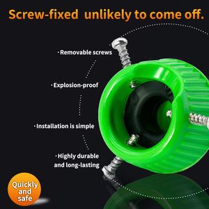 Universeller PP Langlebiger Gartenbewässerungs-Wasserhahn-Adapter Drei-Schrauben-Schnellverbinder Waschmaschinen-Anschluss Schlauchkupplung 1/2'' - Product Image 4