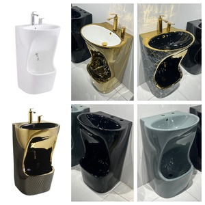 Piédestal en céramique de <span class=keywords><strong>style</strong></span> moderne Pied en pierre sur pied Musulman Wudu Ablution Lavabo pour salle de bain - Product Image 4