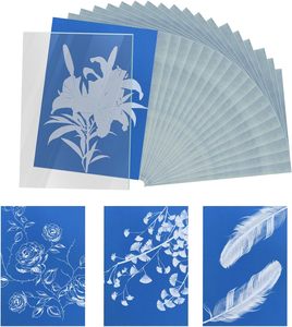 Kit de papel de impresión solar Papel de cianotipo Papel solar de alta sensibilidad Naturaleza Solar Activado UV Impresión solar Dibujo artístico Proyecto DIY - Product Image 6