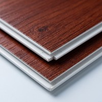 Plancher SPC moderne de 6 mm résistant à l'eau, aspect bois, vinyle de luxe pour la décoration de sols résidentiels et commerciaux