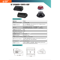 Prix usine TM-12P TM-15P Module amplificateur simple 12/15 pouces 1000W/1300W pour enceintes de monitoring audio professionnelles et boîtes de scène actives