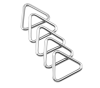 Anneau triangulaire soudé en acier inoxydable 316 pour sangles, chaînes et cordes