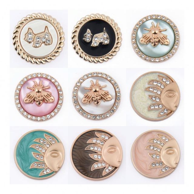 Eco-friendly Colorful Metal Bling Clog Charm Popular Luxury High Quality Shoe & Slipper Decoration Ready to Ship for Outdoor Use