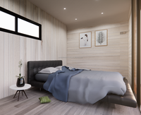 Maison préfabriquée en bois extensible portable de luxe moderne anti-sismique, structure en acier préfabriquée, villa mobile préfabriquée