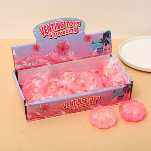 Juguete Antiestrés de Flor de Cerezo, Bola de Tofu de Rebote Lento, Bola de Presión de Maltosa, Regalo para Niños en el Festival de la Flor de Cerezo - Product Image 3