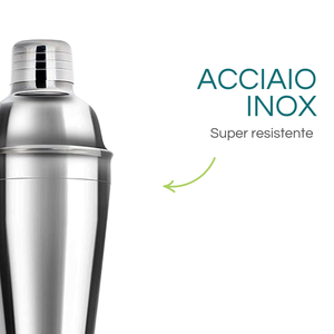 Shaker à cocktails en acier inoxydable 500 ml, mélangeur de boissons professionnel pour apéritifs, mojitos, martinis - Product Image 4