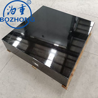 Plaque de mesure en granit noir à surface marbrée, haute planité, taille personnalisée pour le travail d'inspection et de calibration