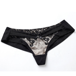 Europea Sexy Lencería Push Up bordado Retro de moda sujetador Panty de lujo de las mujeres <span class=keywords><strong>maduras</strong></span> <span class=keywords><strong>en</strong></span> tangas sujetador y calzoncillos Set - Product Image 3