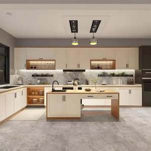 Modern Kitchencabinets Modular <b>Kitchen</b> Cupboards <b>Kitchen</b> Cabinet Custom KitchenKitchen Furniture Stainless Steel <b>Kitchen</b> Cabinet - Product Image 3