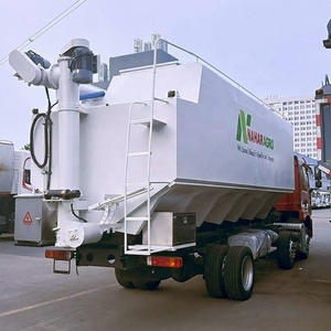 Oferta Especial: Camión Cisterna para Alimentos a Granel de 5-40m³, Camión de Transporte de Granos para Animales de 3-20 Toneladas con Tornillo Sin Fin - Product Image 3